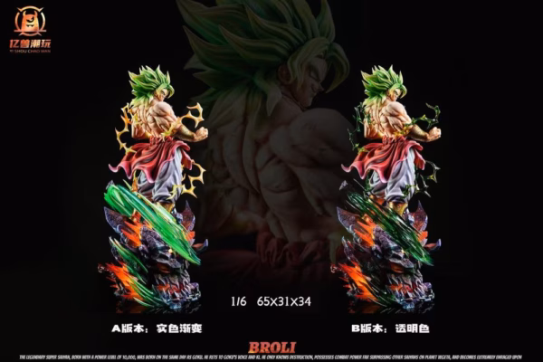 Dragon Ball Yi Shou Chao Wan Studio Broly Resin Statue 2