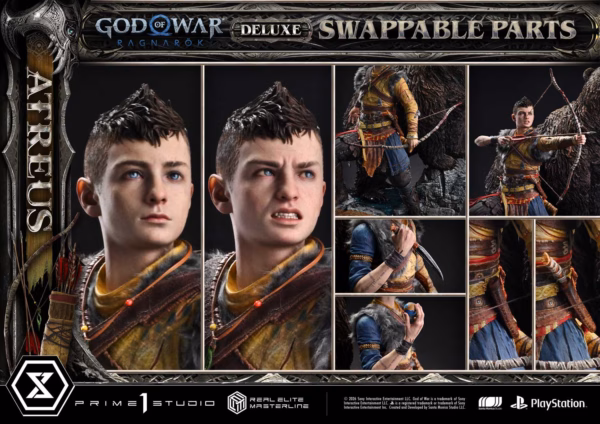 God of War Ragnarok Prime 1 Studio Atreus Licensed Resin Statue 2