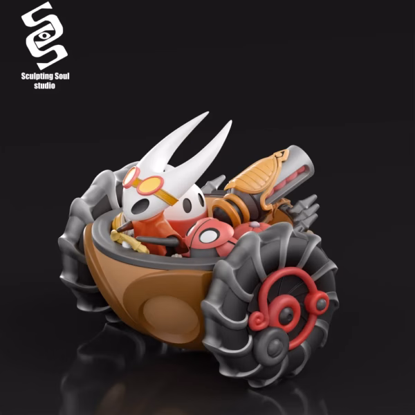 Hollow Knight Silksong Sculpting Soul Studio Rescuing Pilbloom Mechanic Hornet Resin Statue 2