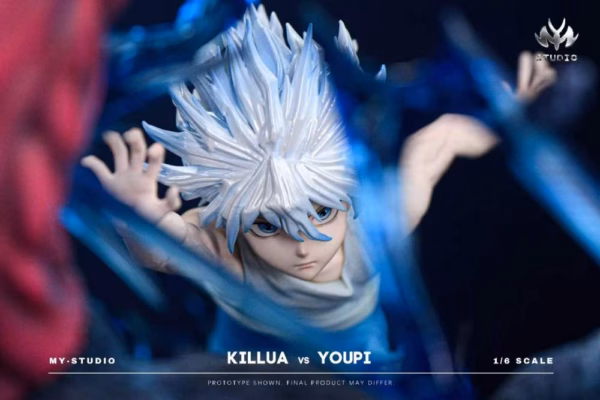 Hunter x Hunter Mu Yao Studio Killua Zoldyck X Menthuthuyoupi Resin Statue 3