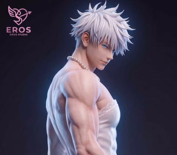 Jujutsu Kaisen Eros Studio Gojo Satoru Wedding Dress Resin Statue 3