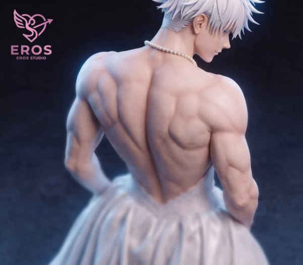 Jujutsu Kaisen Eros Studio Gojo Satoru Wedding Dress Resin Statue 5