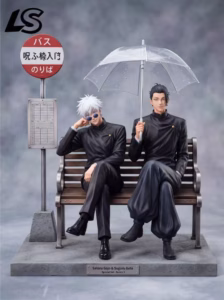 Jujutsu Kaisen LS Studio Satoru Gojo x Suguru Geto Bus Stop Resin Statue