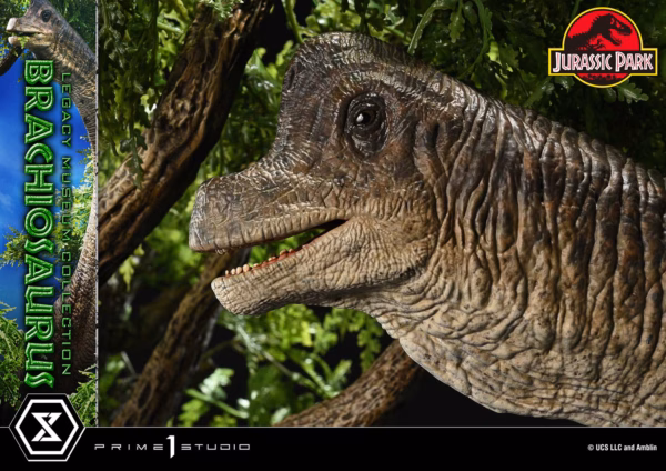 Jurassic Park Prime 1 Studio Brachiosaurus Licensed Resin Statue 6