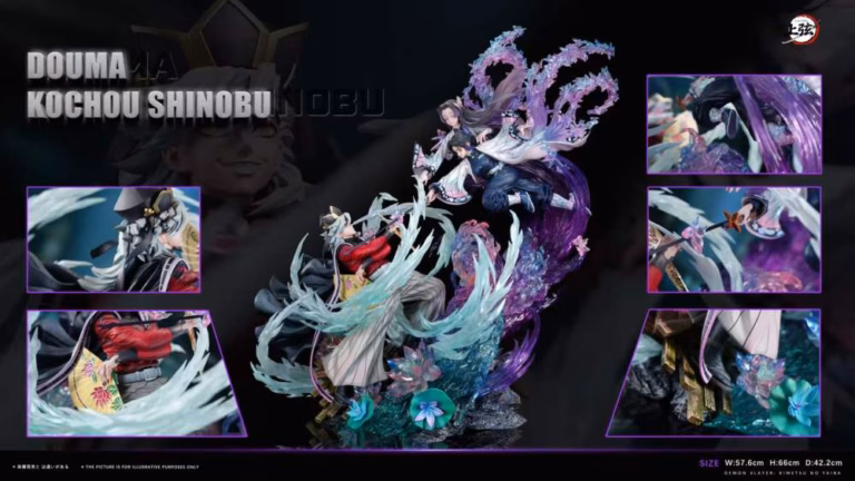Kimetsu no Yaiba Shang Xian Studio Shinobu Kocho X Doma Resin Statue