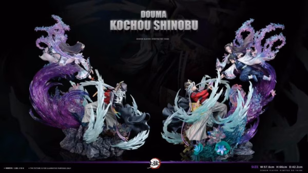 Kimetsu no Yaiba Shang Xian Studio Shinobu Kocho X Doma Resin Statue 2