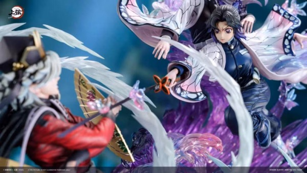 Kimetsu no Yaiba Shang Xian Studio Shinobu Kocho X Doma Resin Statue 3