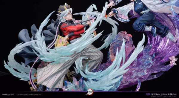Kimetsu no Yaiba Shang Xian Studio Shinobu Kocho X Doma Resin Statue 4