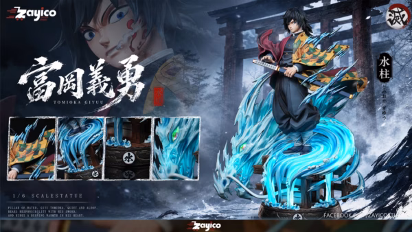 Kimetsu no Yaiba Zayico Studio Tomioka Giyu Resin Statue 4