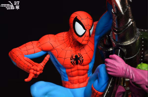 Marvel 27abyss Studio Spider Man Vs Green Goblin Resin Statue 3