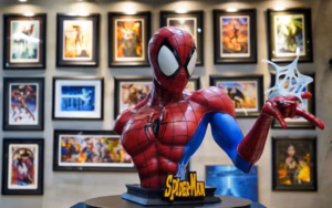 Marvel Queen Studio Comic Spider Man bust Licensed Resin Statue