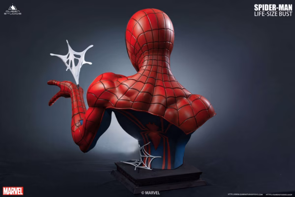 Marvel Queen Studio Comic Spider Man bust Licensed Resin Statue 4