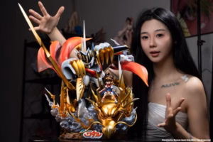 Mashin Hero Wataru Huan Su Studio Caliburn Ryujinmaru X Wataru Ikusabe Resin Statue