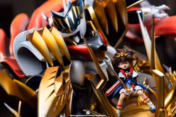 Mashin Hero Wataru Huan Su Studio Caliburn Ryujinmaru X Wataru Ikusabe Resin Statue 2