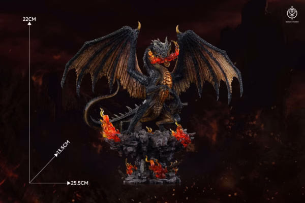 Monster Hunter Edge Studio Fatalis Resin Statue 2