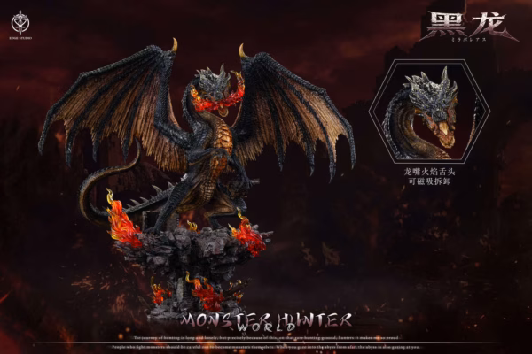Monster Hunter Edge Studio Fatalis Resin Statue 3