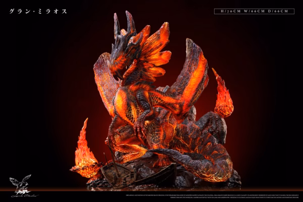 Monster Hunter Lark Studio Dire Miralis Resin Statue 2