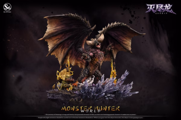 Monster Hunter S6 Studio Nergigante X Rajang Resin Statue 1
