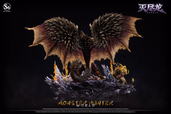 Monster Hunter S6 Studio Nergigante X Rajang Resin Statue 4