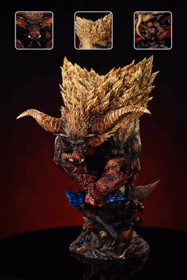 Monster Hunter Sword x Wing Studio Furious Rajang Resin Statue 3