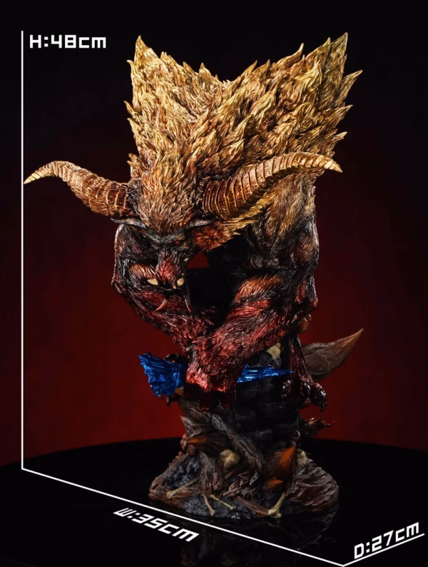 Monster Hunter Sword x Wing Studio Furious Rajang Resin Statue 5