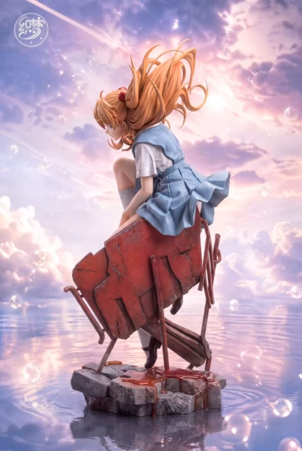 Neon Genesis Evangelion Zhi Meng Studio School Uniform Asuka Langley Soryu Resin Statue 4
