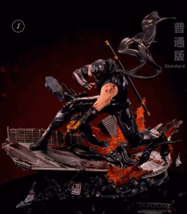 Ninja Gaiden Sword X Wing Studio Ryu Hayabusa Resin Statue 2