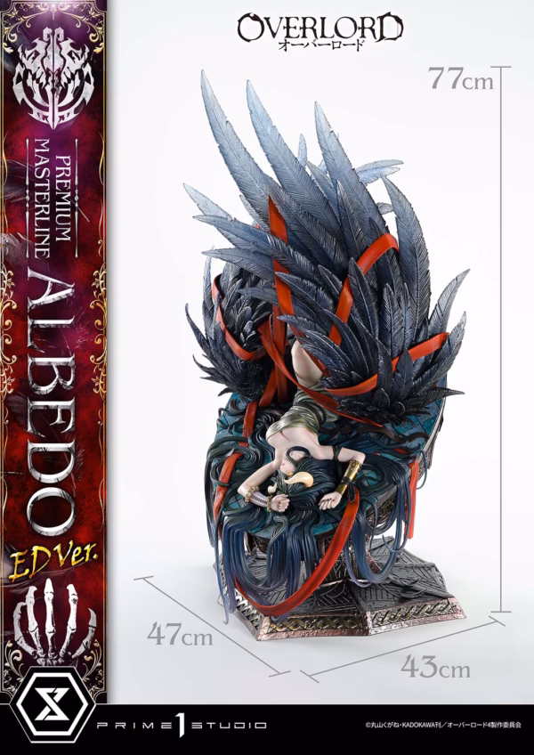 OVERLORD Prime 1 Studio Albedo Licensed Resin Statue 2