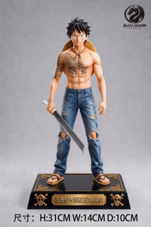 One Piece Black Dragon Studio Gangster Pirates Luffy x Zoro x Sanji x Ace x Law Resin Statue 2 One Piece Black Dragon Studio Gangster Pirates Luffy x Zoro x Sanji x Ace x Law Resin Statue 1