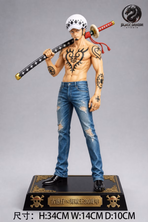One Piece Black Dragon Studio Gangster Pirates Luffy x Zoro x Sanji x Ace x Law Resin Statue 4 One Piece Black Dragon Studio Gangster Pirates Luffy x Zoro x Sanji x Ace x Law Resin Statue 3
