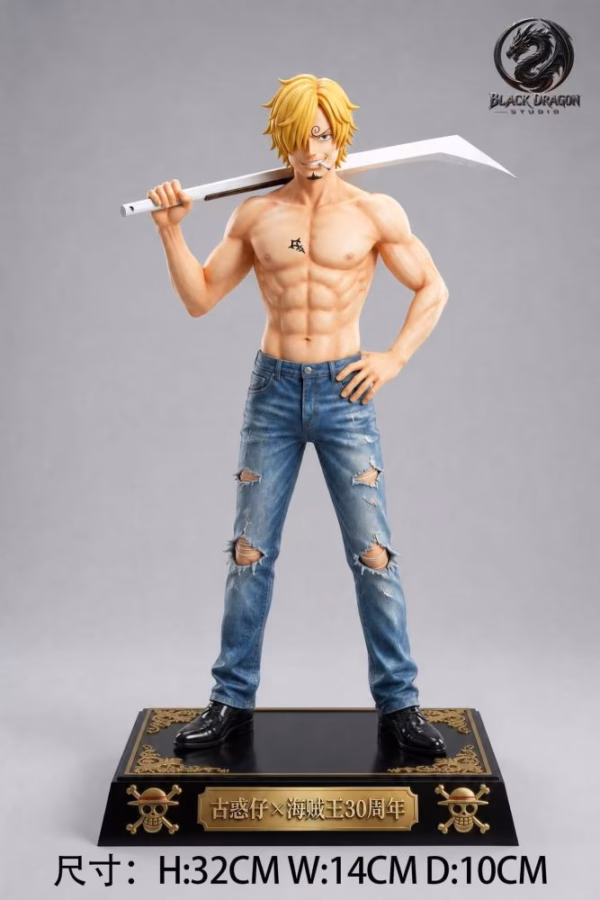 One Piece Black Dragon Studio Gangster Pirates Luffy x Zoro x Sanji x Ace x Law Resin Statue 5 One Piece Black Dragon Studio Gangster Pirates Luffy x Zoro x Sanji x Ace x Law Resin Statue 4