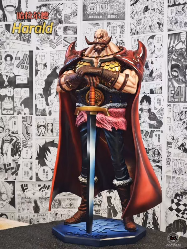One Piece Black Studio Harald Resin Statue 3