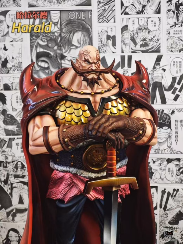 One Piece Black Studio Harald Resin Statue 4