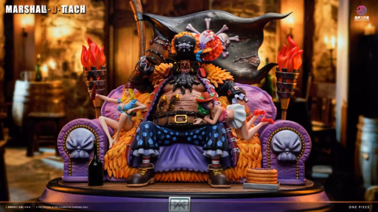 One Piece DREAM Studio Blackbeard Marshall D Teach Resin Statue