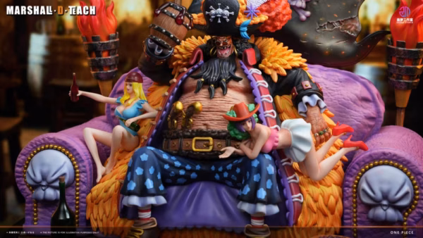 One Piece DREAM Studio Blackbeard Marshall D Teach Resin Statue 3