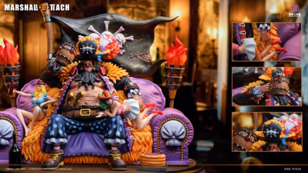 One Piece DREAM Studio Blackbeard Marshall D Teach Resin Statue 5