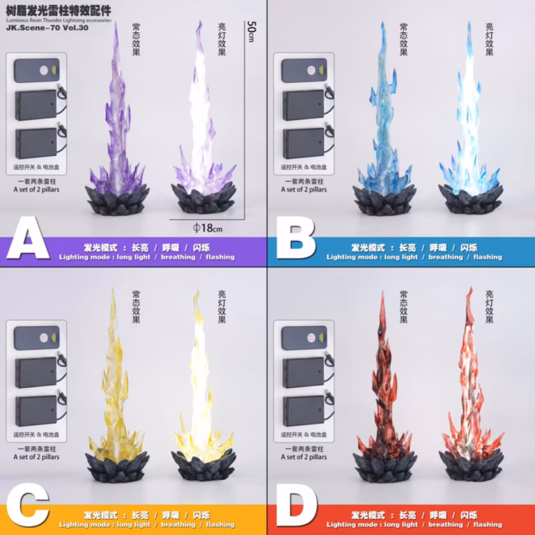 One Piece  Jacksdo Studio Lightning Pillar Effect Accessory Resin Statue