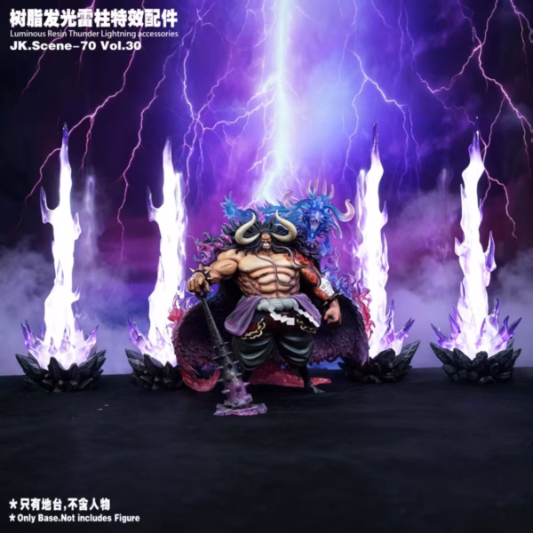 One Piece Jacksdo Studio Lightning Pillar Effect Accessory Resin Statue 3