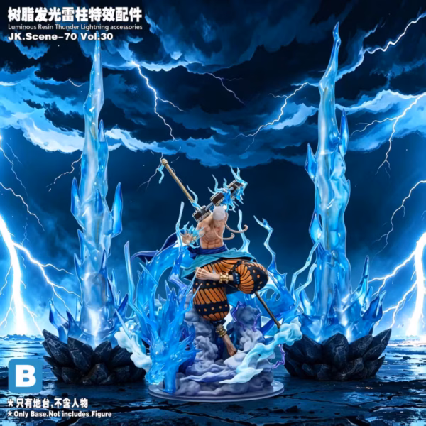 One Piece Jacksdo Studio Lightning Pillar Effect Accessory Resin Statue 4