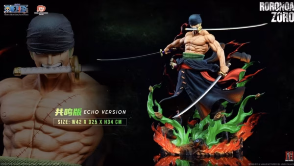 One Piece Jimei Palace Roronoa Zoro Licensed Resin Statue 2