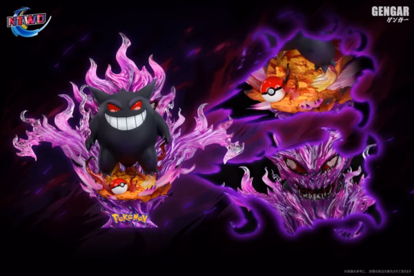 Pokemon Ntwo Studio Gengar Resin Statue 2