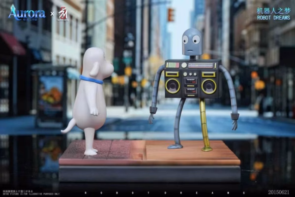 Robot Dreams Aurora Studio X Super Hero Studio Dog X Robot Resin Statue 4