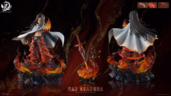 Shaman King Ling Studio Hao Asakura Resin Statue 2