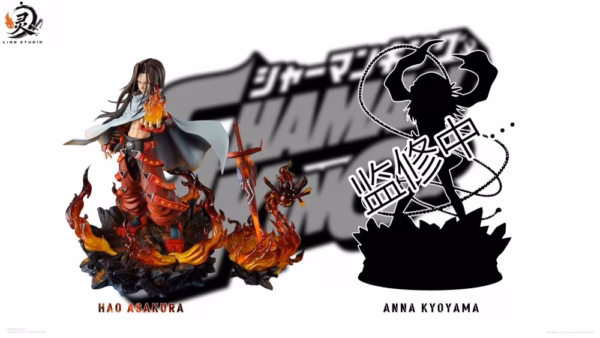 Shaman King Ling Studio Hao Asakura Resin Statue 3