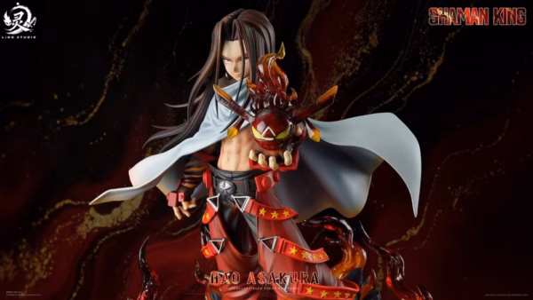 Shaman King Ling Studio Hao Asakura Resin Statue 4