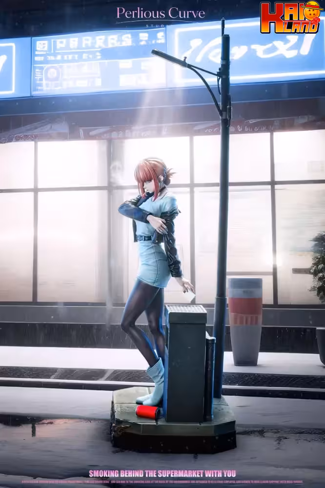 Smoking Behind the Supermarket with You Perilous Curve Studio Tayama Resin Statue
