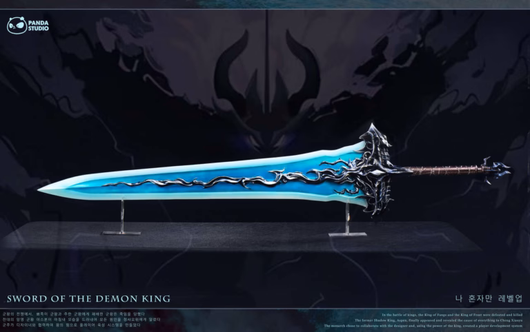 Solo Leveling Panda Studio Demon Kings Longsword Resin Statue