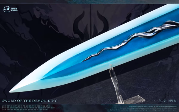 Solo Leveling Panda Studio Demon Kings Longsword Resin Statue 4