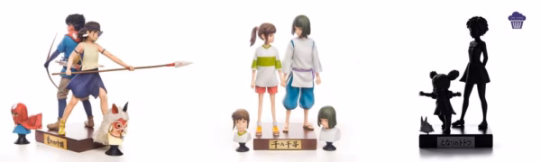 Spirited Away Cake Studio Chihiro Ogino x Haku Resin Statue 3