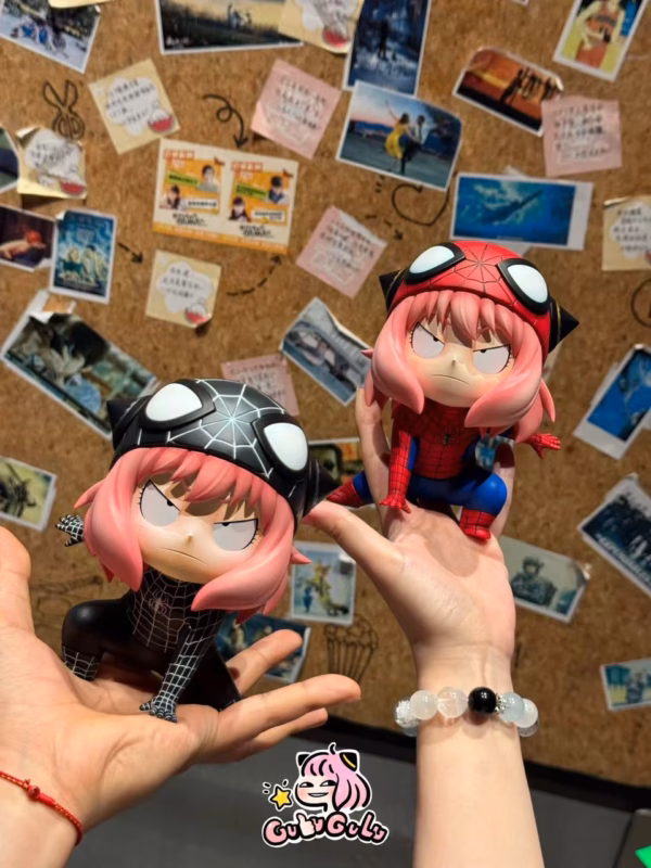 Spy x Family GULUGULU Studio Anya Cos Spider Man Resin Statue 3
